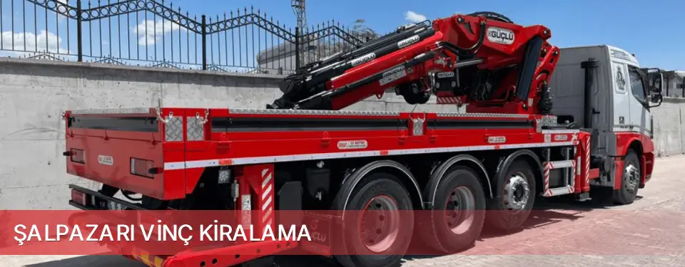 Şalpazarı İlçemi Vinç Kiralama